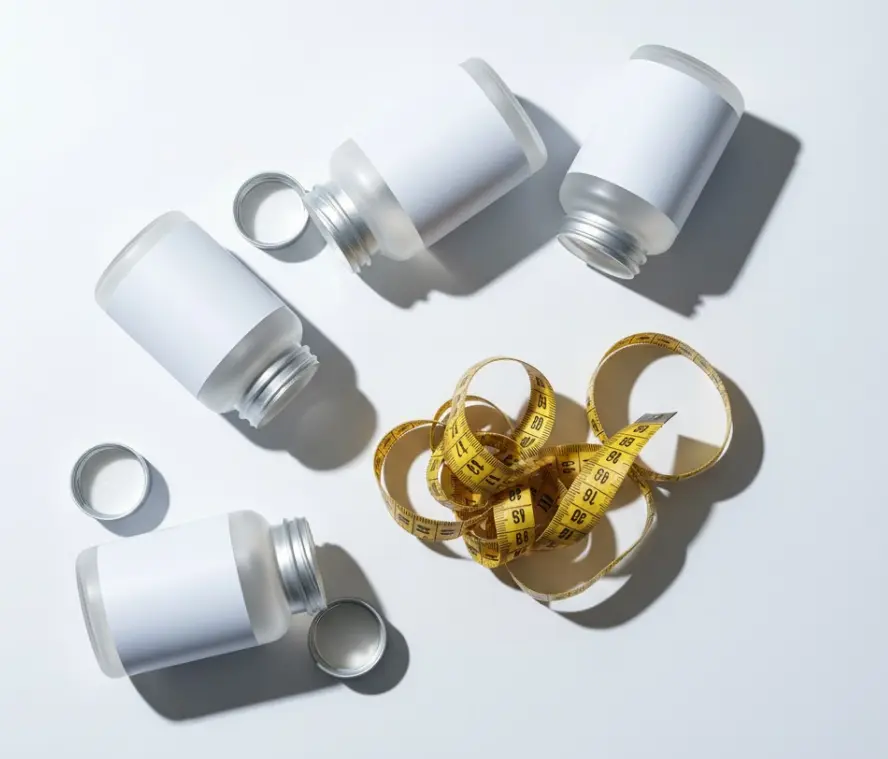 Illustration of the diet industry trapping people